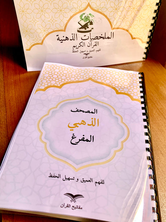 المصحف المفرغ + خرائط ذهنية (60 حزب)